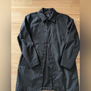 Banana Republic Men's Charcoal Raincoat